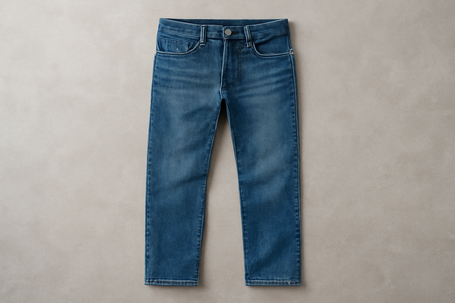 jean etire au niveau des genoux pose