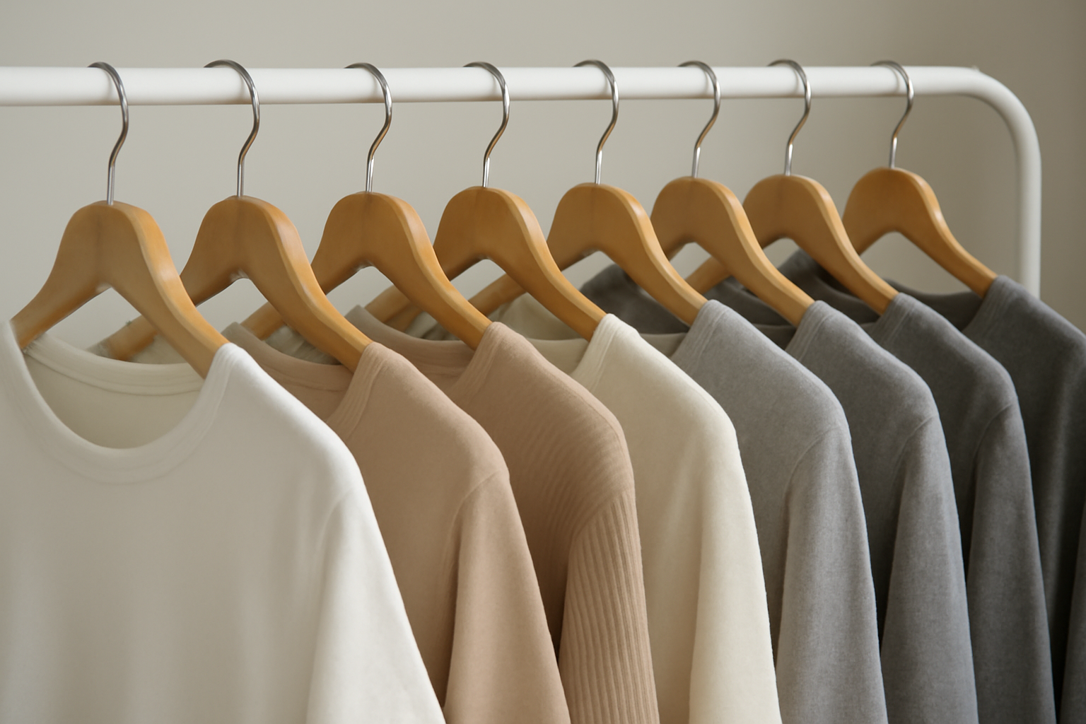 cintres avec basiques bien agencés