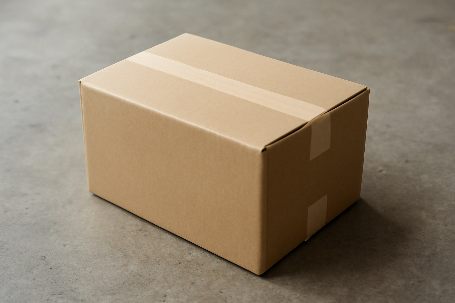 colis prêt au dépôt sur le sol