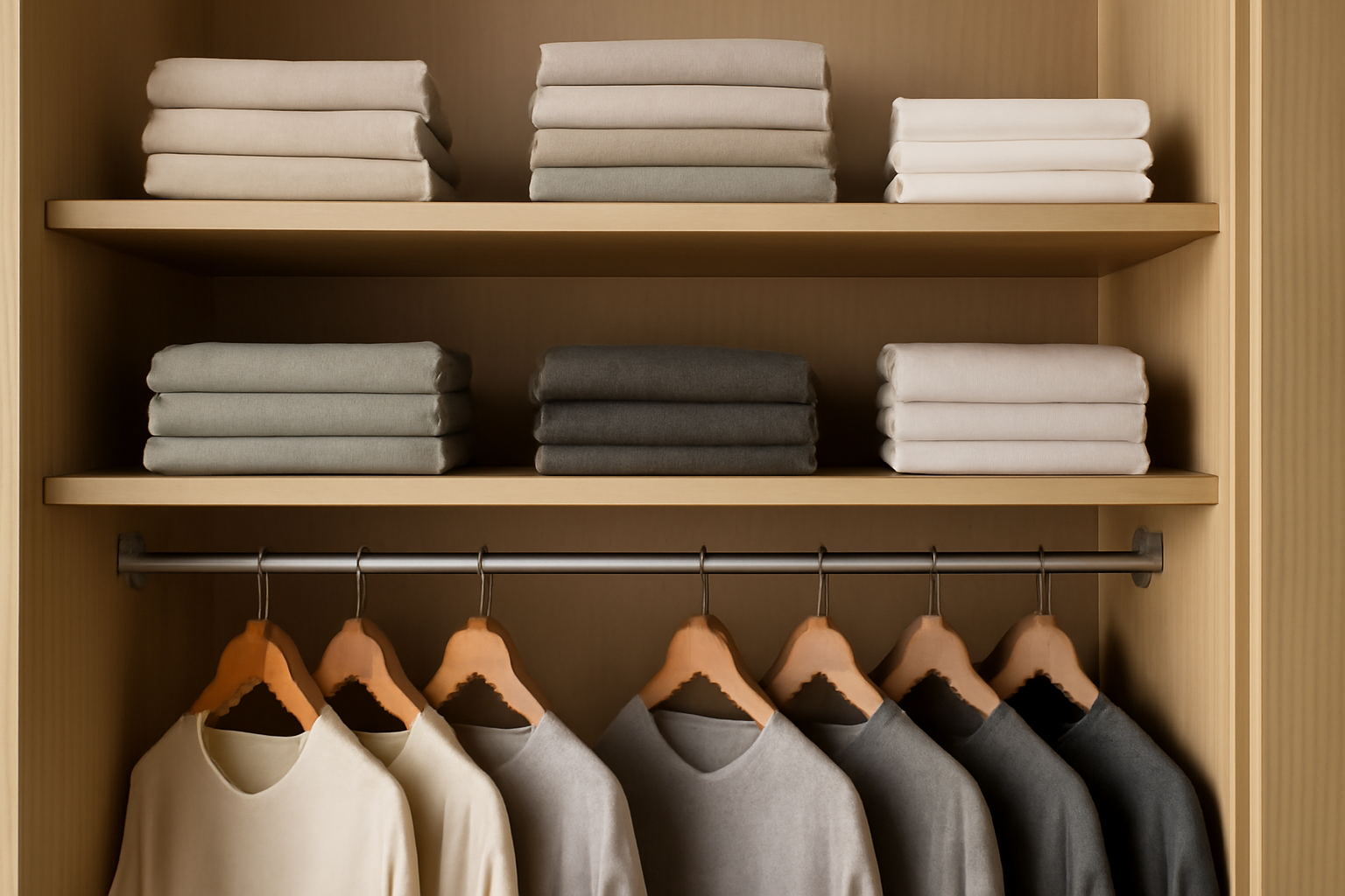 tendancemagasin-basiques-dressing-polyvalent separateur de vetements basiques dans dressing