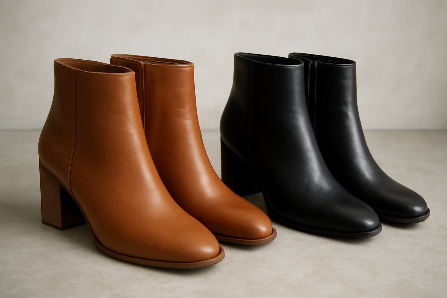tendancemagasin-chelsea-ou-derby-bottines deux paires de bottines posees cote a cote