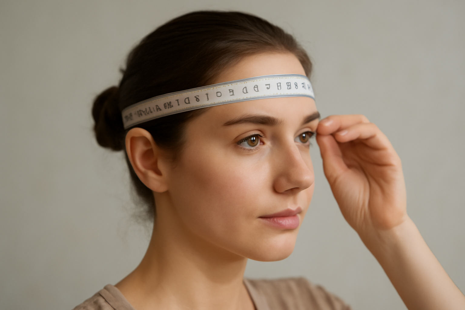 tendancemagasin-mesurer-tour-tete-chapeau ruban mesurant tour de tete sur model
