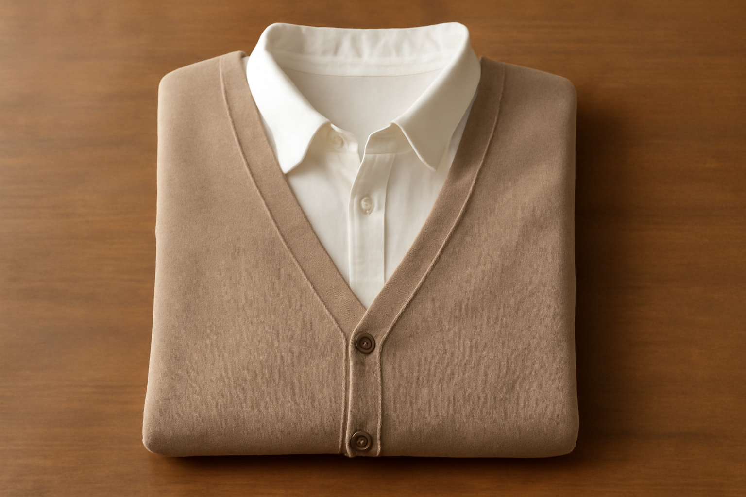 tendancemagasin-cardigan-superposer-sans-volume cardigan fin posé sur chemise pliée