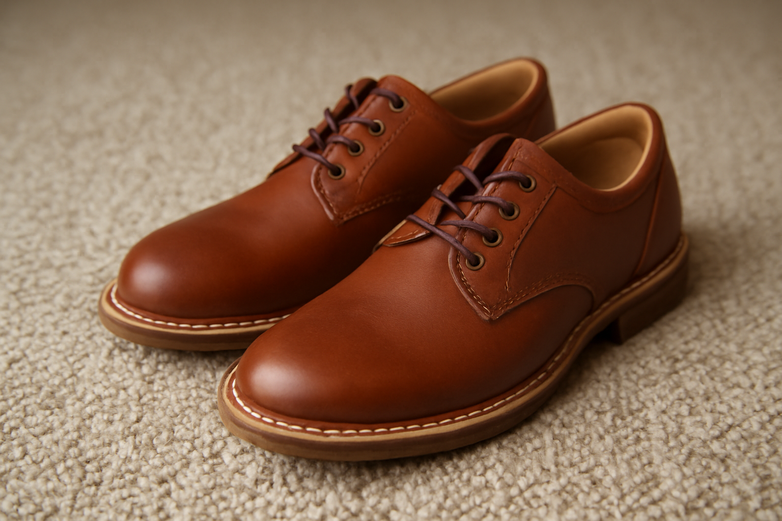 tendancemagasin-chaussures-serrent-malgre-taille paire de chaussures neuves sur un tapis