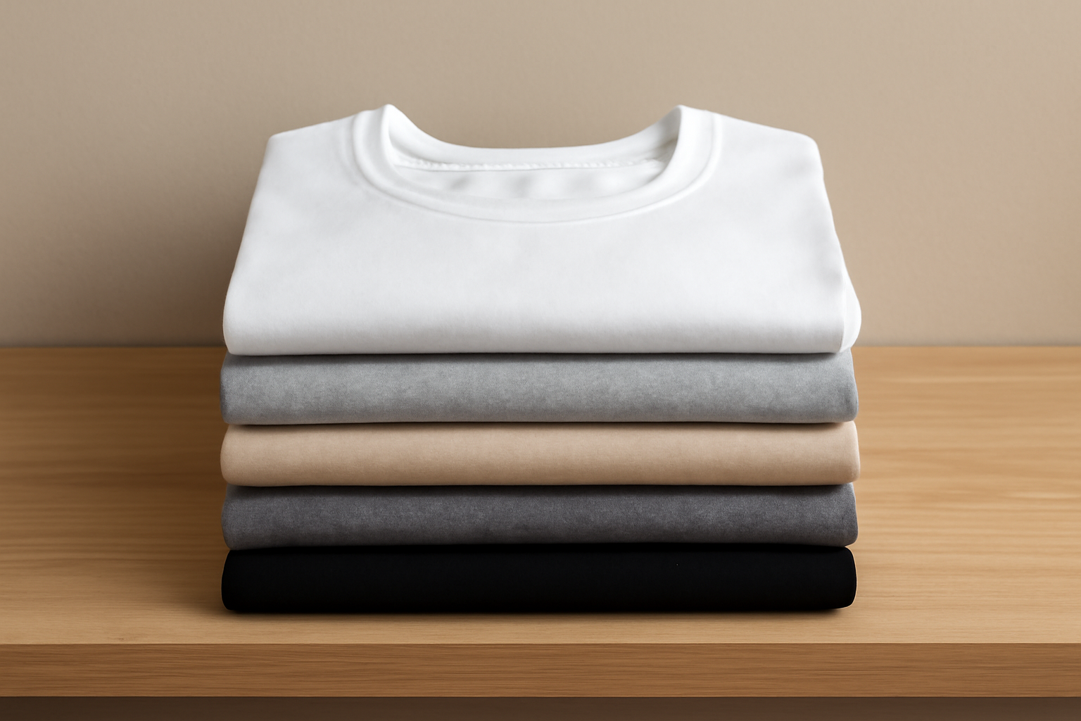 tendancemagasin-boden-vaut-il-le-coup pile de t-shirts basiques sur étagère