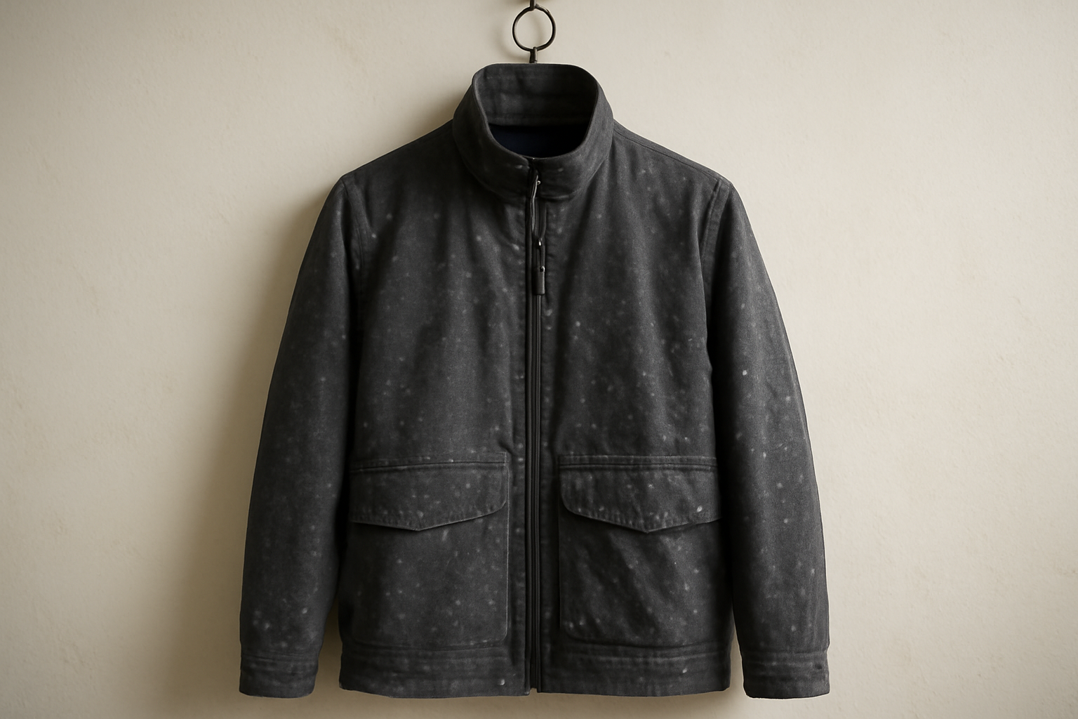 tendancemagasin-entretenir-trench-impermeable veste suspendue gouttes séchant à l'air