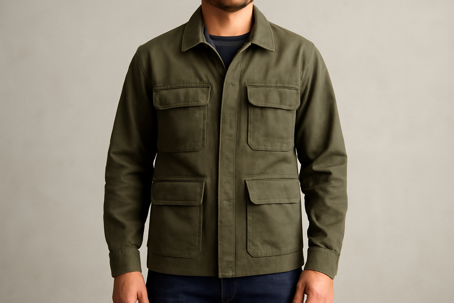 tendancemagasin-margaret-howell-porter personne portant une veste utilitaire contemporaine