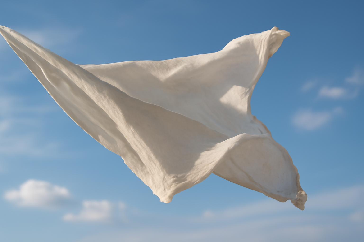tendancemagasin-matieres-top-ete-respirant dos d'un tissu léger suspendu au vent