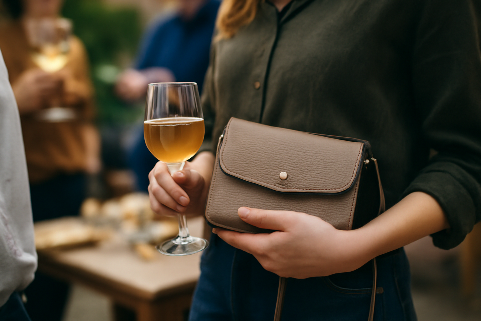 tendancemagasin-petit-sac-apero personne tenant petit sac lors d'un apéro