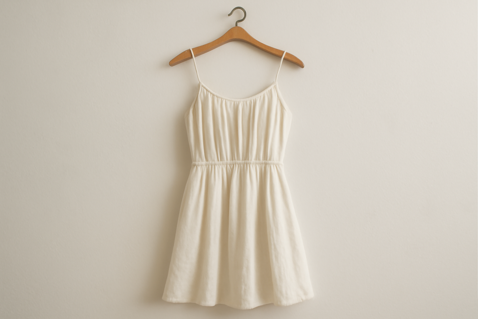 tendancemagasin-tissu-robe-facile-entretien robe légère posée sur cintre simple