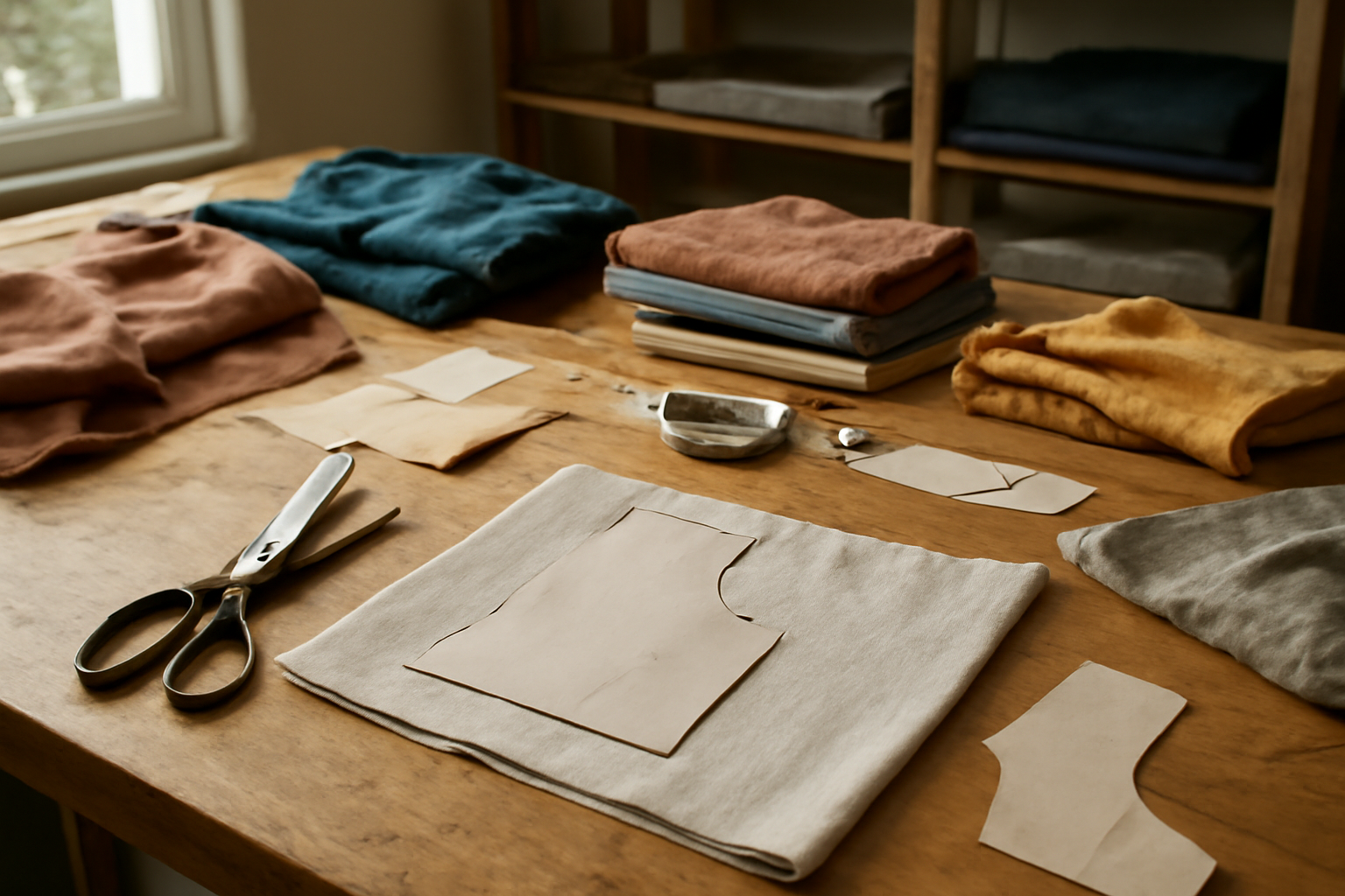 tendancemagasin-eckhaus-latta-interet atelier creatif avec pieces coupees et tissus