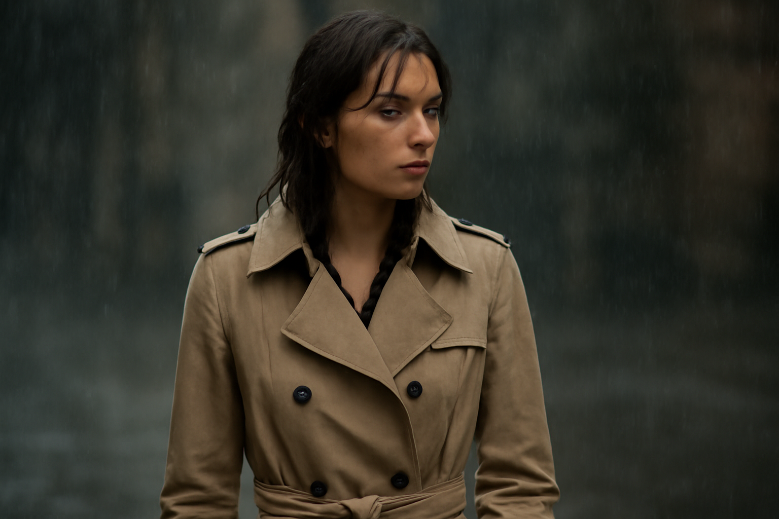 tendancemagasin-trench-ou-veste-technique personne portant trench sous pluie fine