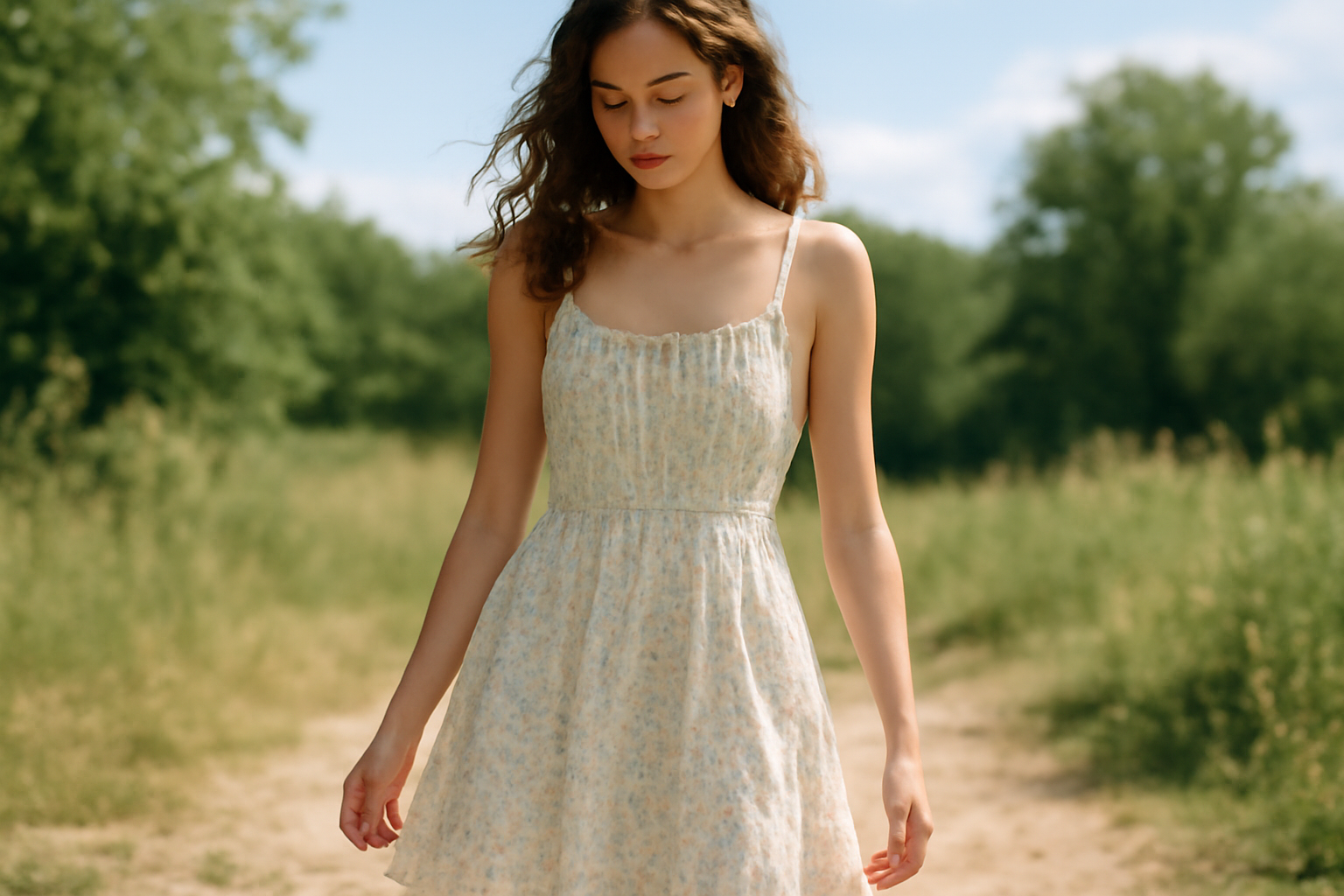 tendancemagasin-manches-robe-ete robe légère portée en extérieur en été