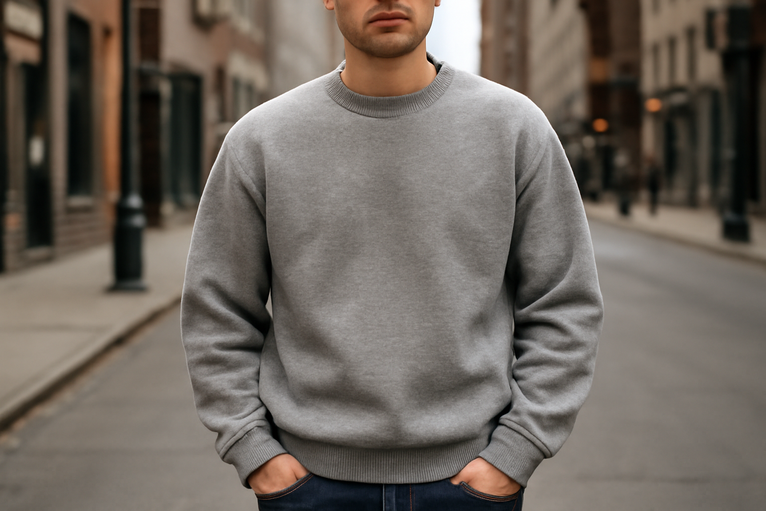tendancemagasin-patta-sweats-durables personne portant un sweat épais en ville