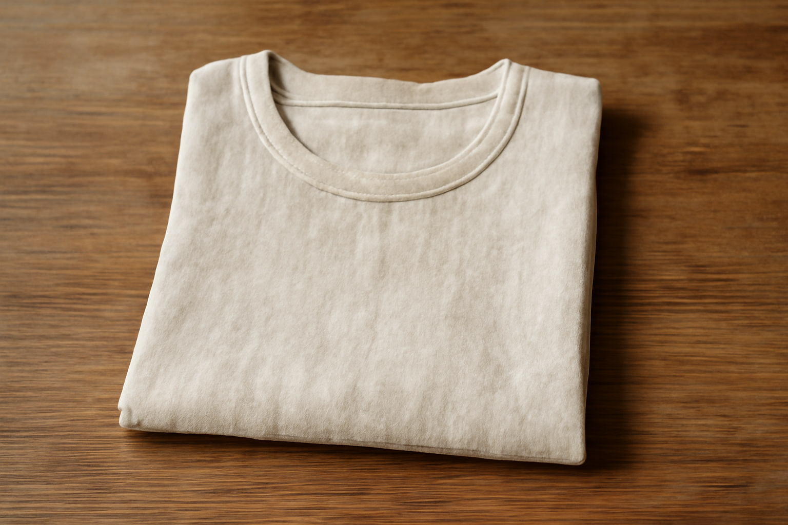 tendancemagasin-tissu-tee-shirt-ete tshirt en lin roule sur table