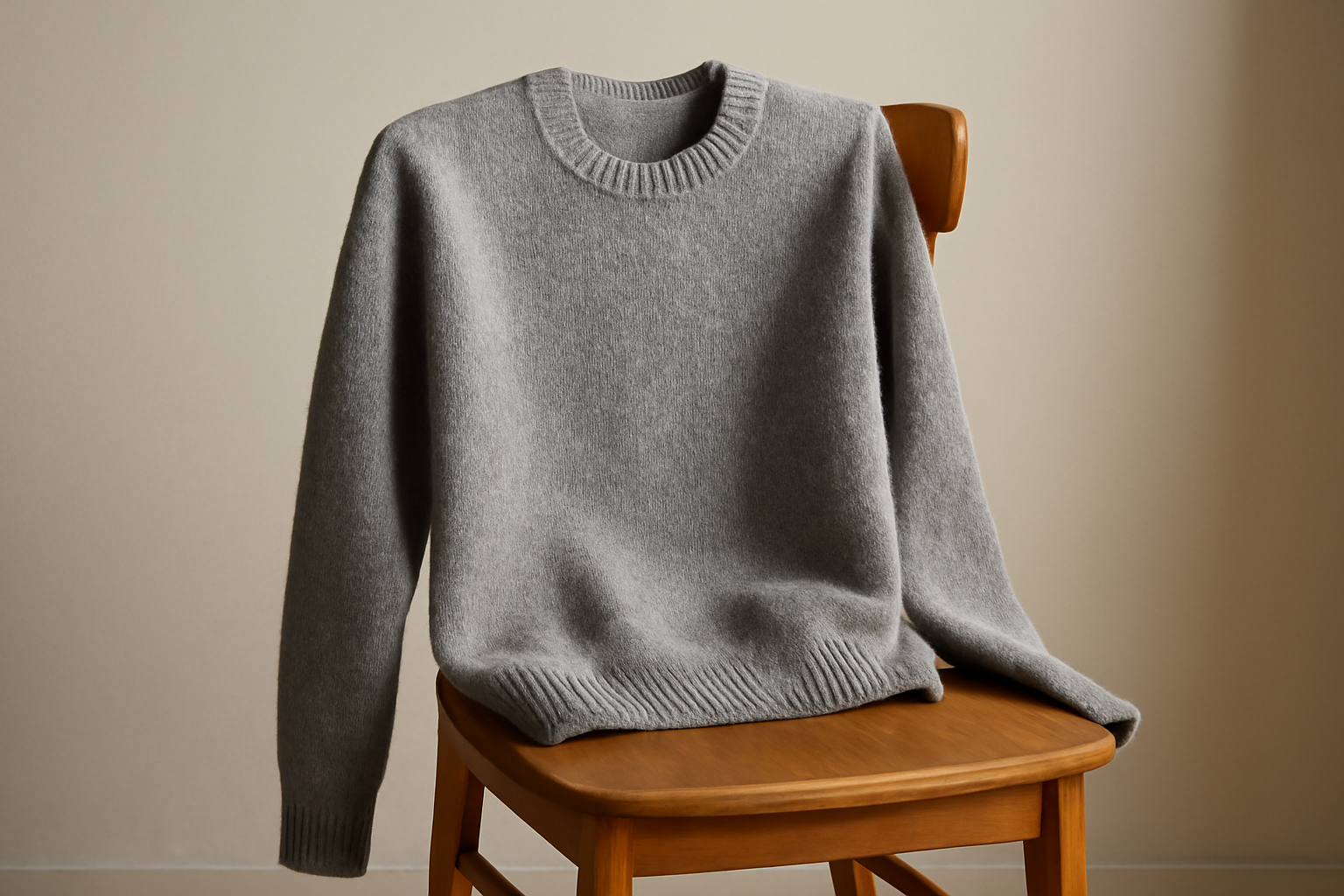 tendancemagasin-ami-pulls-investissement pull posé sur chaise en bois