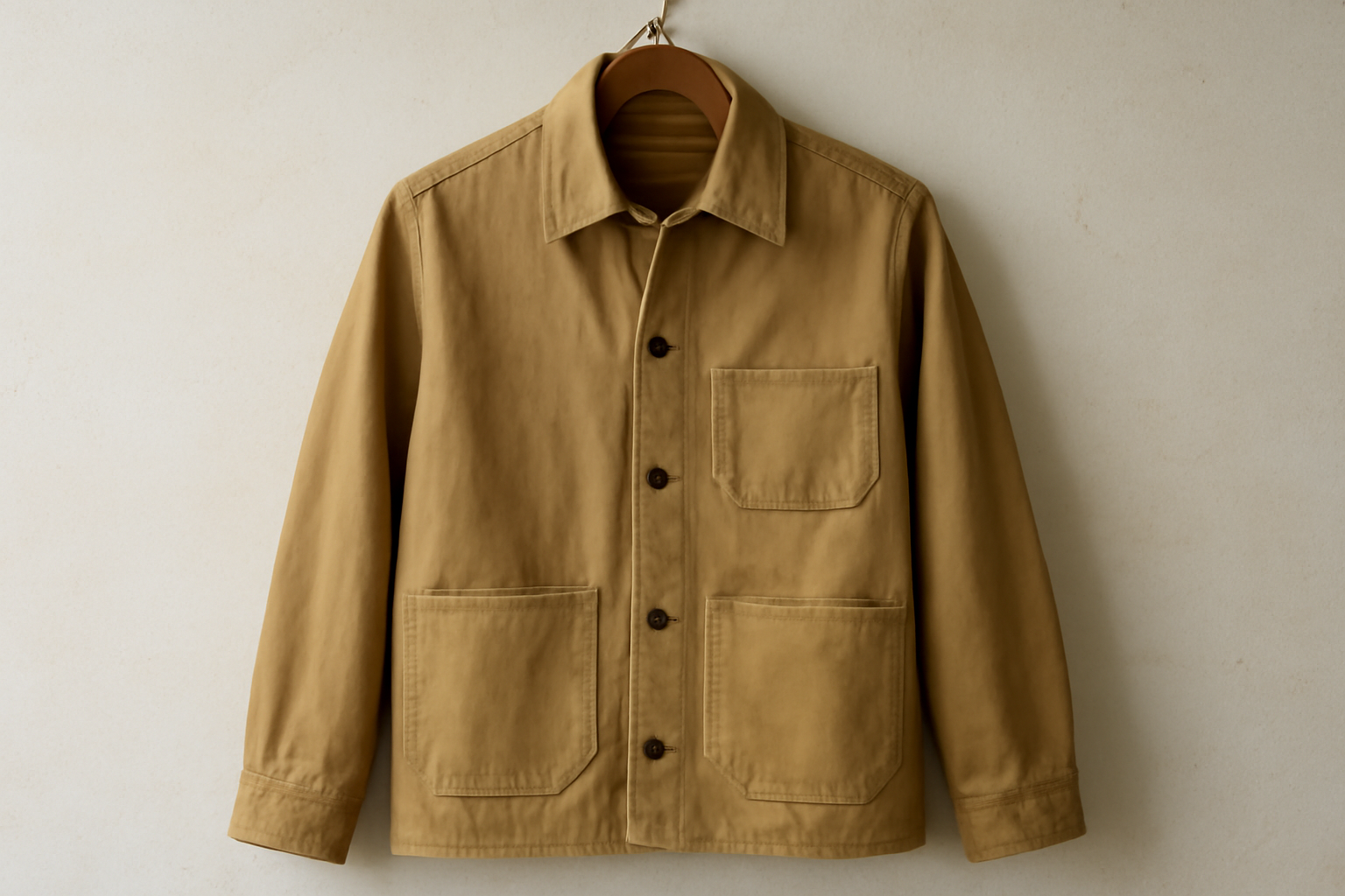 tendancemagasin-engineered-garments-pieces-prix veste workwear posee sur un cintre