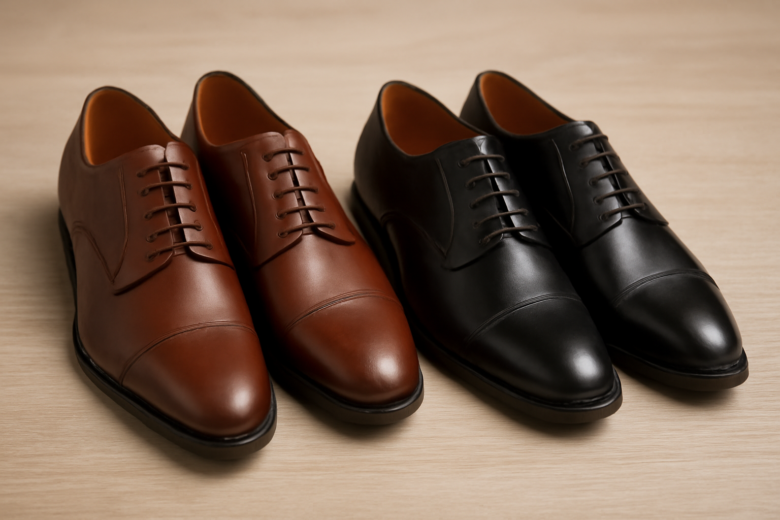 paire de chaussures élégantes côte à côte