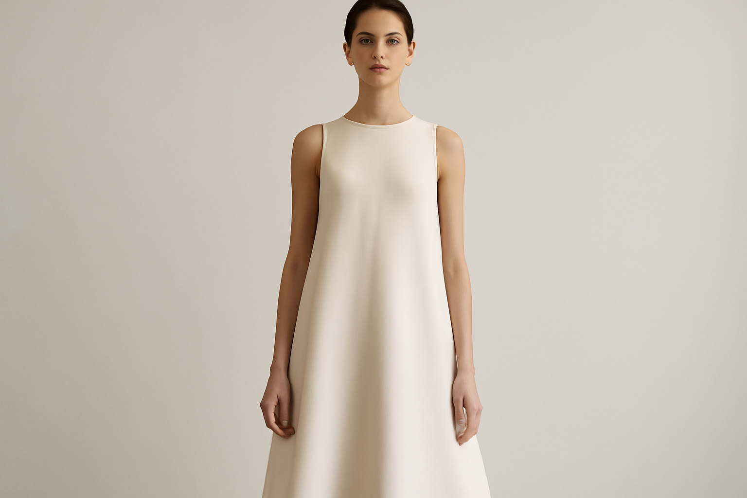 tendancemagasin-sandy-liang-investissement mannequin portant une robe originale minimaliste